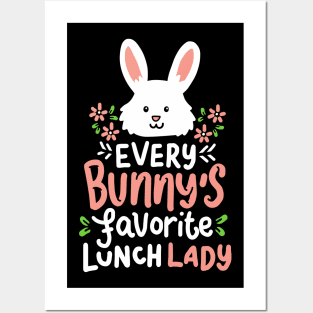 Lunch Lady T Shirts I Easter Bunny Rabbit Holy Posters and Art